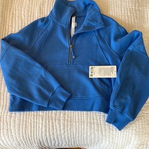 NWT Blue Nile Lululemon Scuba 1/2 Zip